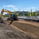Final grading in Edmonton by Shan Construction